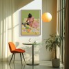 „Afternoon Pour” – figuratywny obraz piknikowy w stylu vintage, idealny na dekorację ścienną