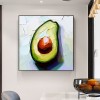 Avocado Beauty – trójwymiarowa tekstura ścienna z awokado – żywy wystrój kuchni i jadalni