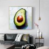 Avocado Beauty – trójwymiarowa tekstura ścienna z awokado – żywy wystrój kuchni i jadalni