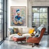 Cash Quack – Graffiti z kreskówkową kaczką, malowanie ścian w stylu pop-art inspirowane pieniędzmi