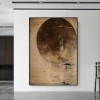Earthen Silence – Teksturowana, abstrakcyjna sztuka ścienna o organicznej, minimalistycznej formie