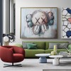Emotive Companion – Nowoczesna, abstrakcyjna sztuka ścienna inspirowana stylem KAWS