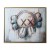 Emotive Companion – Nowoczesna, abstrakcyjna sztuka ścienna inspirowana stylem KAWS