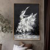 Ethereal Dance – Oryginalny minimalistyczny abstrakcyjny obraz olejny do salonu