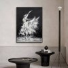 Ethereal Dance – Oryginalny minimalistyczny abstrakcyjny obraz olejny do salonu
