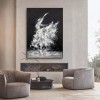 Ethereal Dance – Oryginalny minimalistyczny abstrakcyjny obraz olejny do salonu