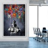 Graffiti Dreams — obraz olejny z balonem w stylu street art, nowoczesna sztuka ścienna pop
