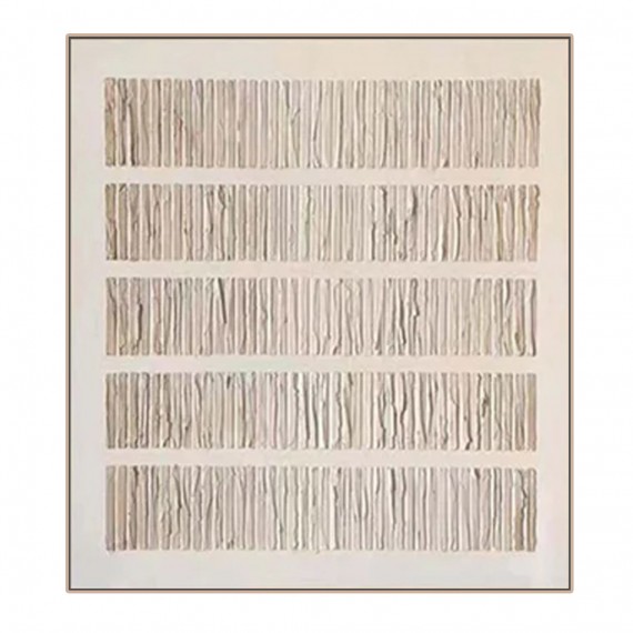 Harmony Stripes-Wabi Sabi abstrakcyjny obraz na płótnie o fakturze do nowoczesnych wnętrz