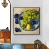 Martwa natura: misa z owocami