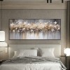 Misty Blossom Dreams – abstrakcyjny obraz kwiatowy do nowoczesnego wystroju domu