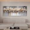 Misty Blossom Dreams – abstrakcyjny obraz kwiatowy do nowoczesnego wystroju domu