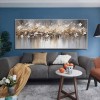 Misty Blossom Dreams – abstrakcyjny obraz kwiatowy do nowoczesnego wystroju domu