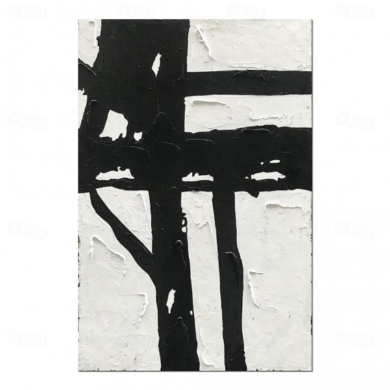 Monochromatyczne minimalistyczne płótno teksturowane