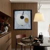 Mooncore Apple - Minimalistyczny abstrakcyjny obraz jabłka w nowoczesnej geometrycznej grafice ściennej