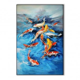 Otoczony przez Koi