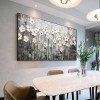 Pole lilii – teksturalny, abstrakcyjny obraz kwiatowy do eleganckiego wystroju