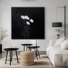 Ponadczasowa elegancja – minimalistyczny obraz kwiatowy o teksturze do nowoczesnego wystroju