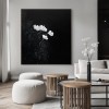 Ponadczasowa elegancja – minimalistyczny obraz kwiatowy o teksturze do nowoczesnego wystroju