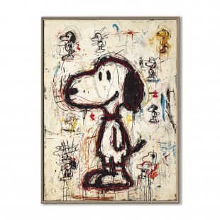 Street Pup – abstrakcyjna sztuka psów w stylu graffiti | Ekspresjonizm kreskówkowy inspirowany pop-artem