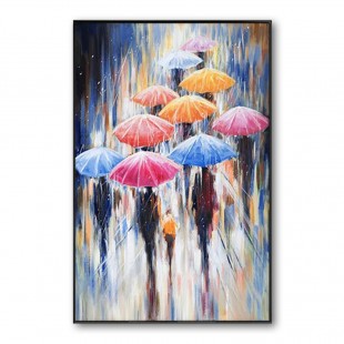 Tęczowy parasol