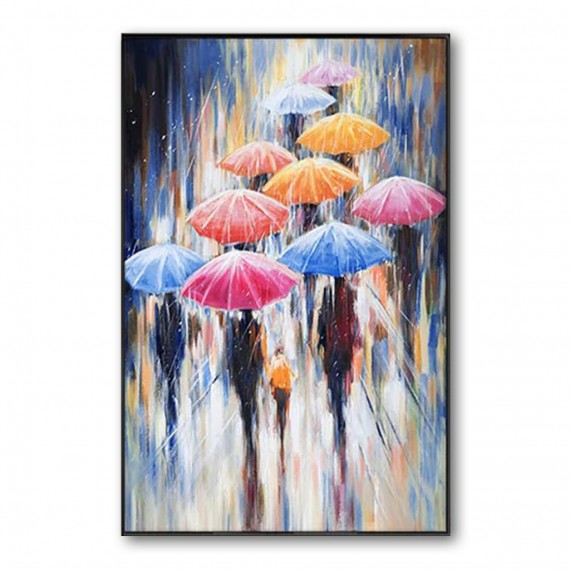Tęczowy parasol