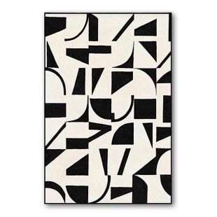 Wabi sabi WALL ART - Monochrome Symphony #Iris003
