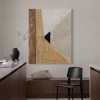 Wabi sabi Wall Art abstrakcyjna sztuka - Angular Elegance
