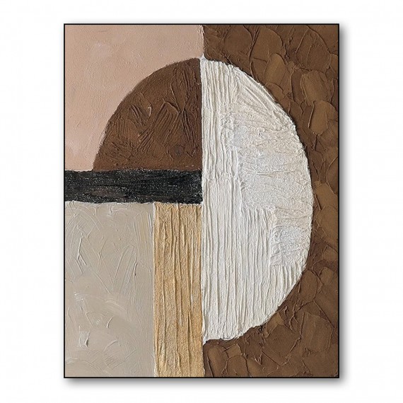 Wabi sabi Wall Art abstrakcyjna sztuka - ZRÓWNOWAŻONA HARMONIA