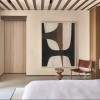 Ziemista elegancja – neutralna abstrakcja w stylu Wabi Sabi | Minimalistyczna dekoracja ścienna