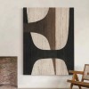 Ziemista elegancja – neutralna abstrakcja w stylu Wabi Sabi | Minimalistyczna dekoracja ścienna