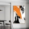 Żółto-czarny abstrakcyjny obraz - Bold Horizons #Iris010